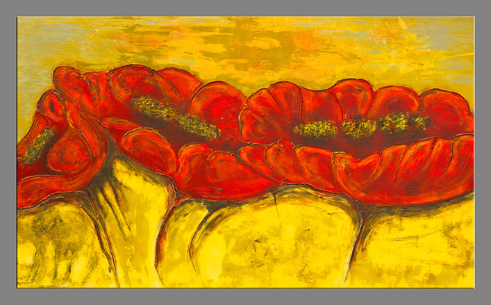 Mohnblumen 100x60 Kopie
